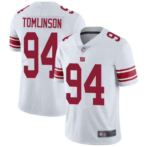 Men New York Giants #94 Dalvin Tomlinson White Vapor Untouchable Limited Player Football NFL Jersey